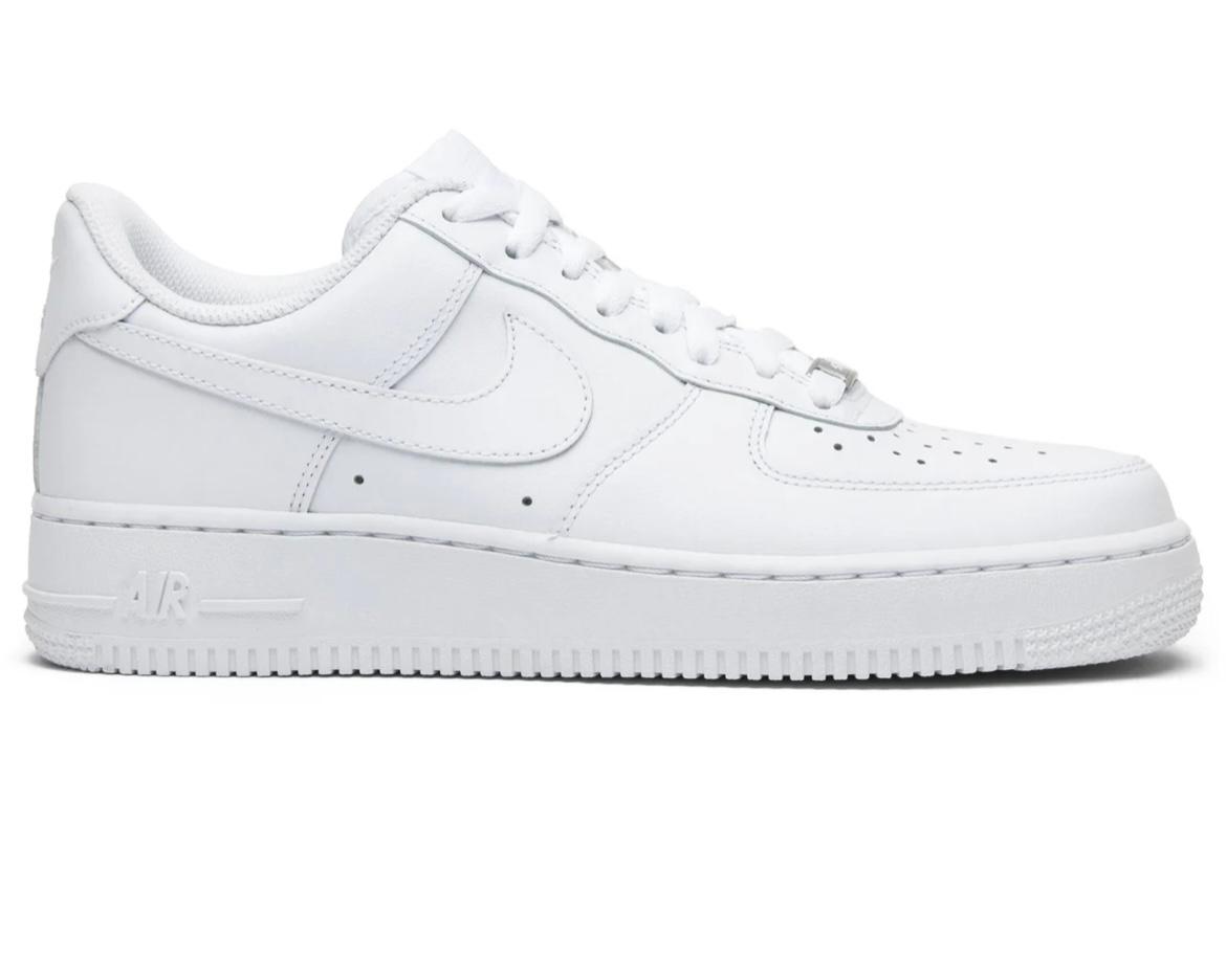 NIKE AIR FORCE ONE TRIPLE WHITE - Image 2