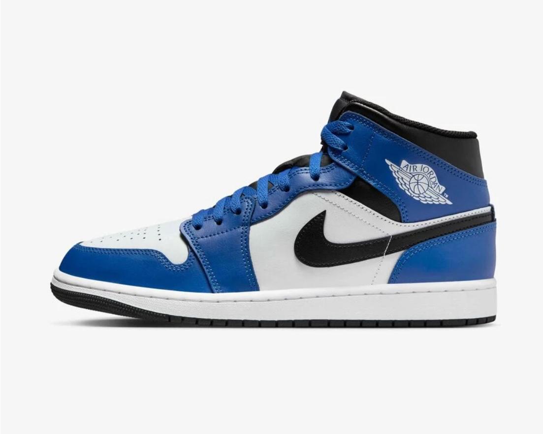 NIKE JORDAN 1 MID GAME ROYAL BLUE
