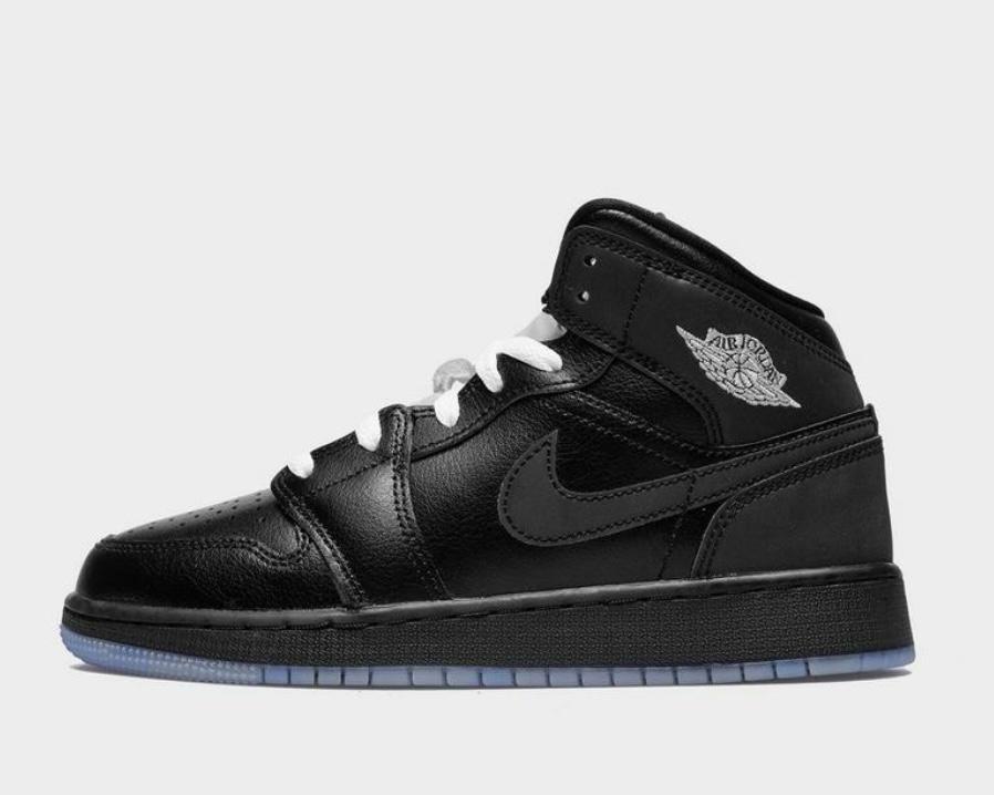 NIKE JORDAN 1 MID BLACK GREY